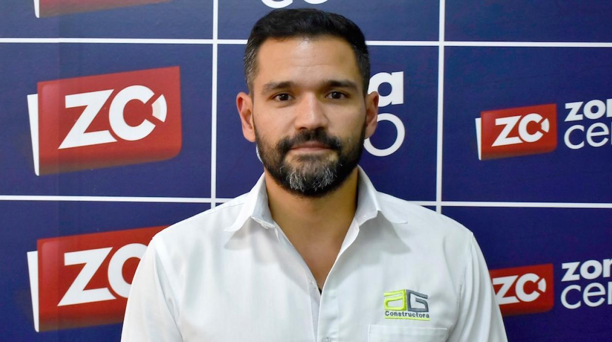 Andrés Anaya, representante de AG Constructora.
