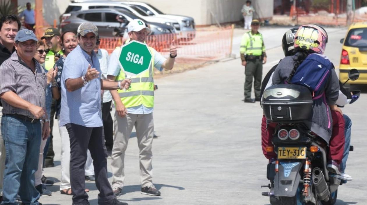 El Alcalde de Barranquilla, Alejandro Char.