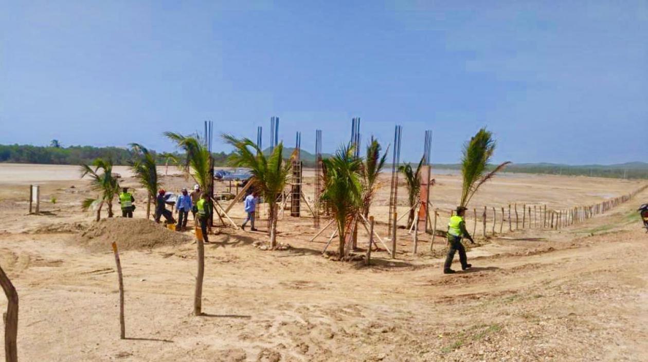 Operativo de las autoridades.