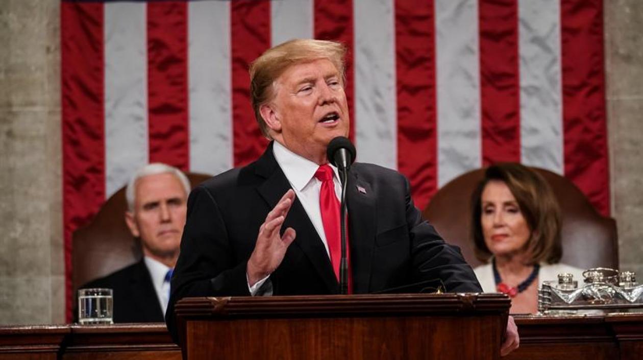 El presidente estadounidense Donald J. Trump pronuncia su segundo discurso sobre el Estado de la Unión.