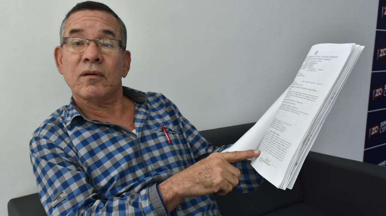 El abogado de la familia Fernández Sarmiento, Fredy Torne Torrenegra.