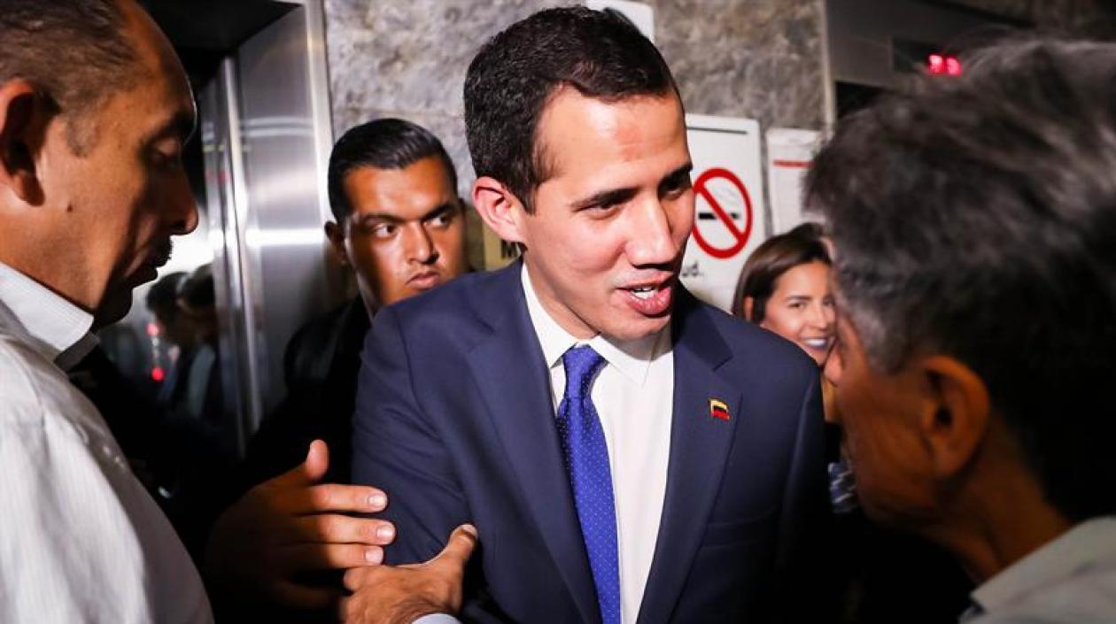Juan Guaidó, presidente interino proclamado por el Parlamento de Venezuela.