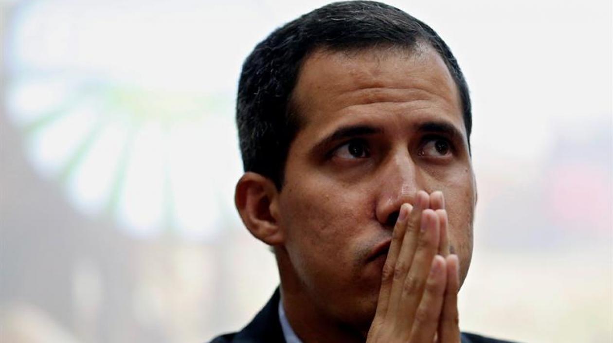 l jefe del Parlamento venezolano y líder opositor, Juan Guaidó.