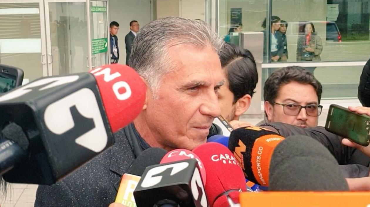 Carlos Queiroz, técnico portugués. 