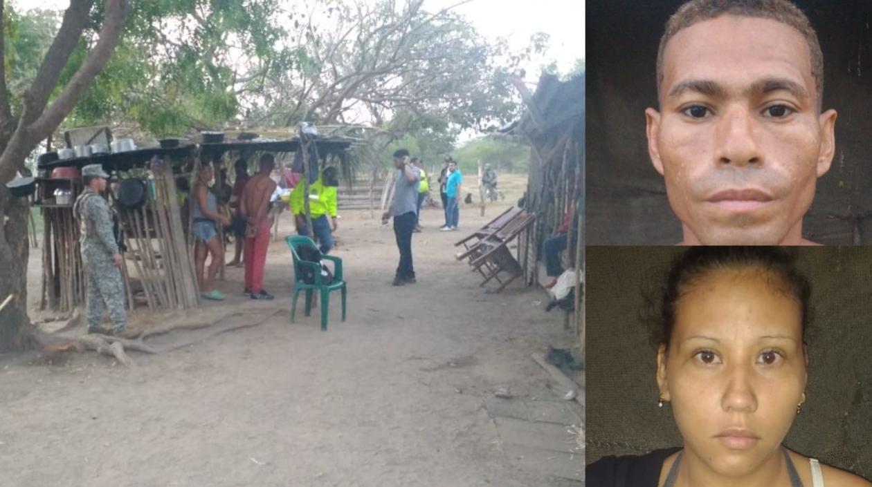  Luis Alberto Orozco Castillo y su pareja Bleidis Yoselin Meza Salas fueron capturados en Calamar.