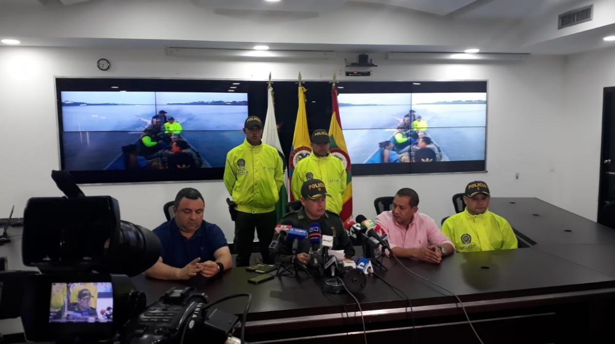  El jefe de la Oficina de Seguridad Ciudadana, el subcomandante de la Mebar y el Director Seccional de Fiscalía.