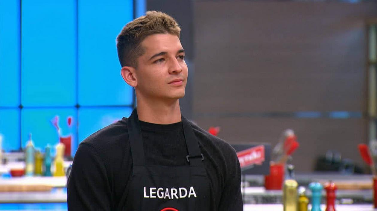 El cantante Legarda en su paso por MasterChef.