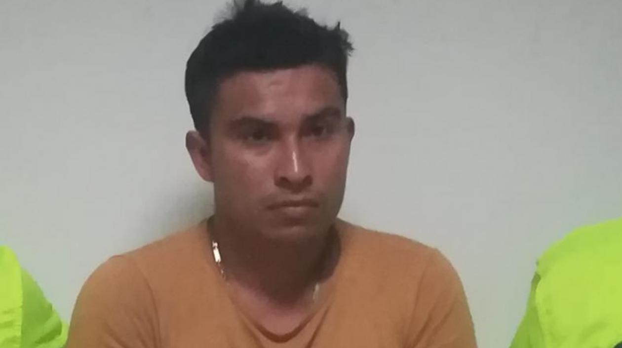 Alias 'Muelas' fue capturado a su regreso a Colombia.