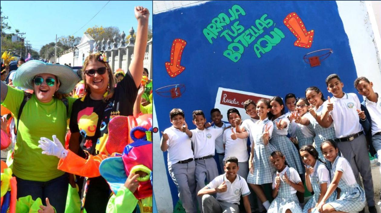 El concurso tiene dos categorías:  ‘Mi Colegio Carnavalero’ y ‘Baila al Son del Reciclaje’.