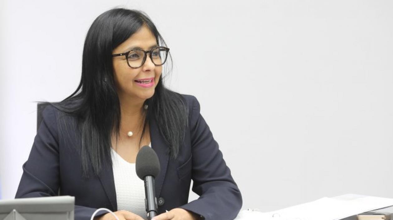 Delcy Rodríguez, vicepresidenta de Venezuela.