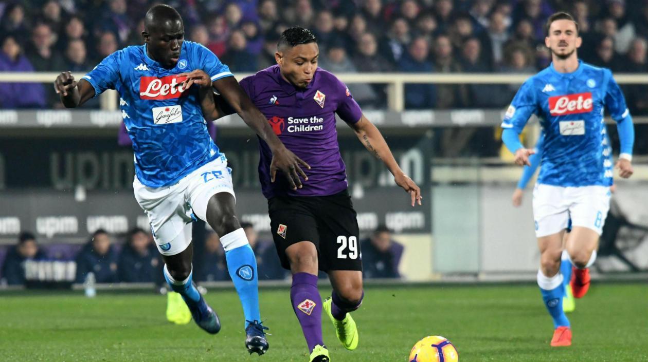 Luis Fernando Muriel, jugador de la Fiorentina. 