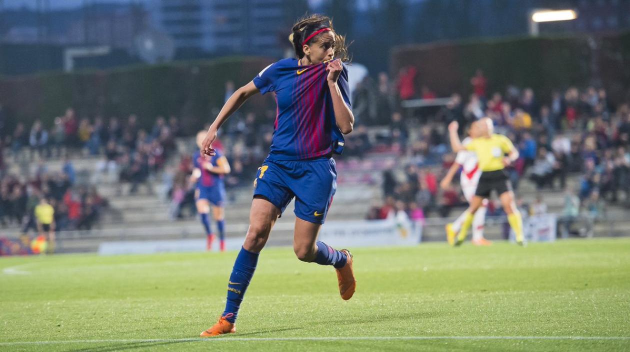 Andressa Alves, jugadora brasileña del Barcelona. 
