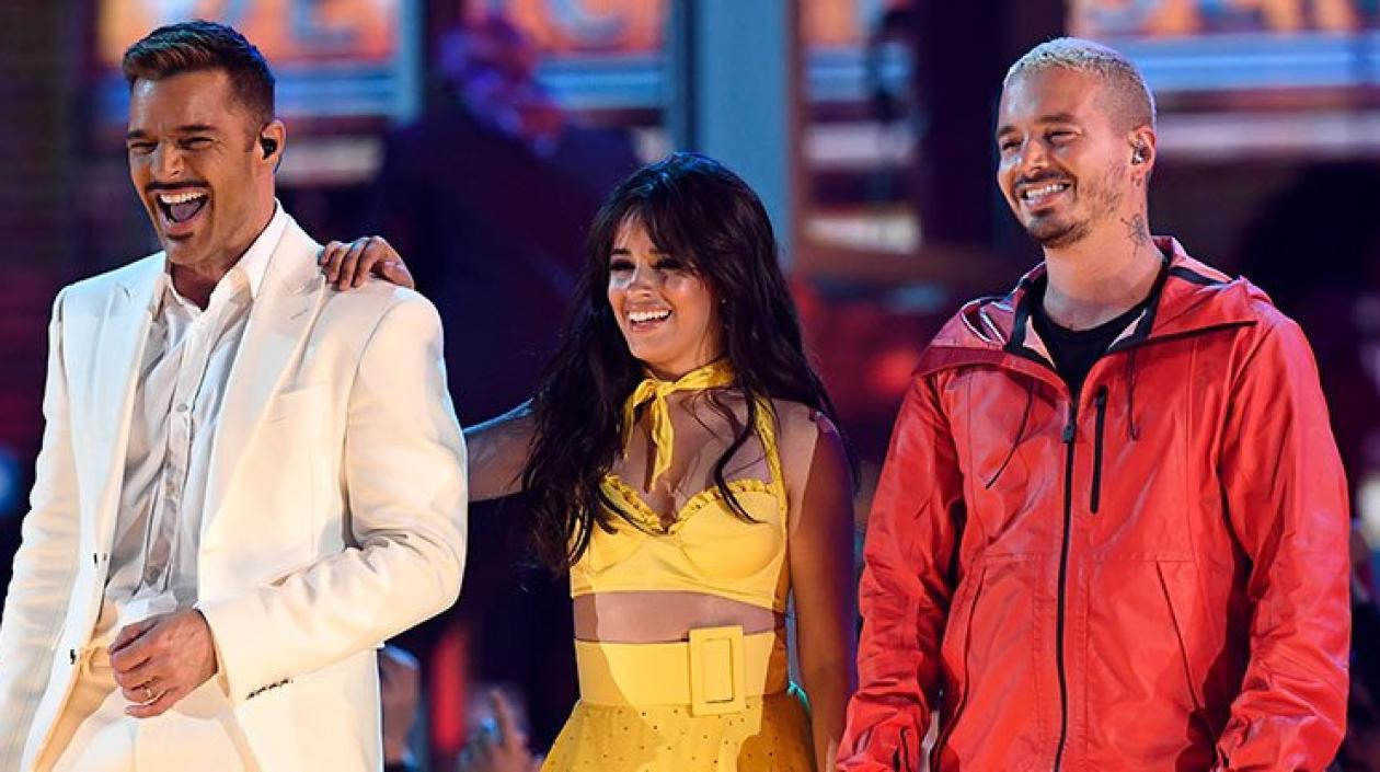 Ricky Martin, Camilla Cabello y J Balvin.