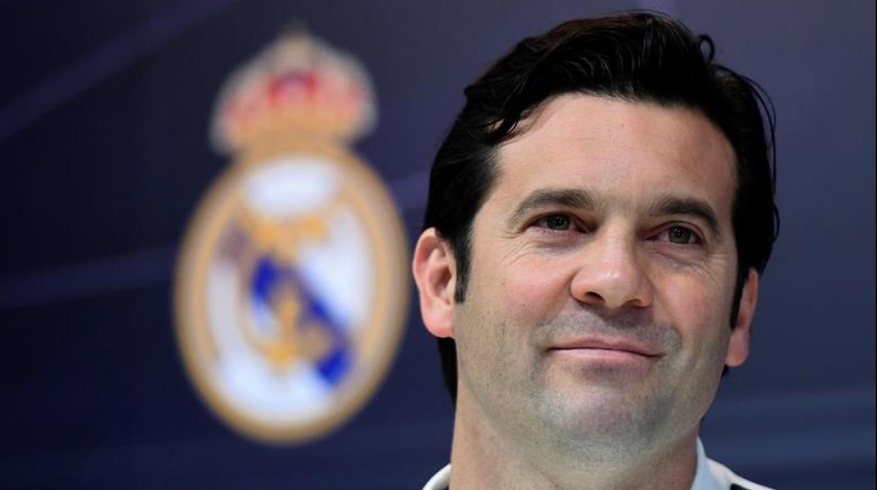 El técnico argentino del Real Madrid, Santiago Solari.