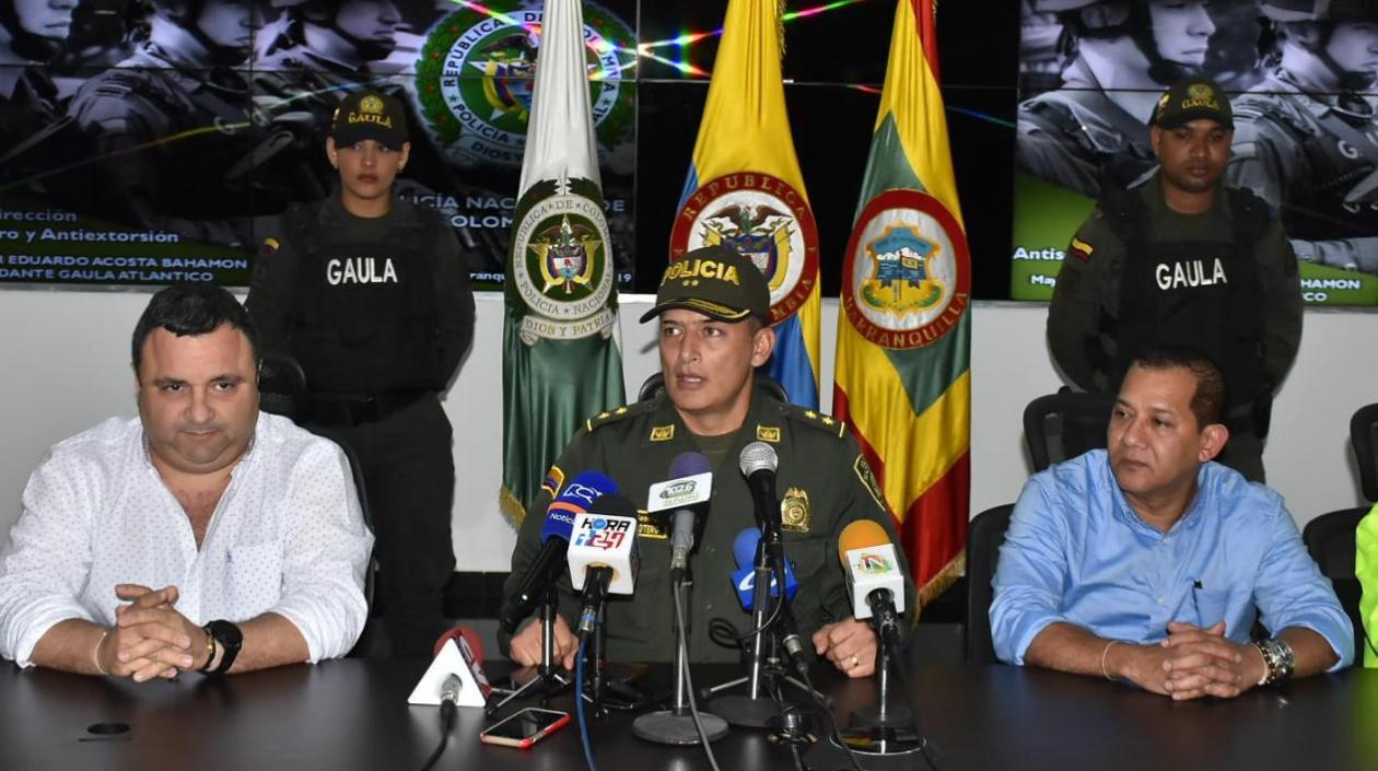 YYesid Turbay, General Mariano Botero, y Rodrigo Restrepo.
