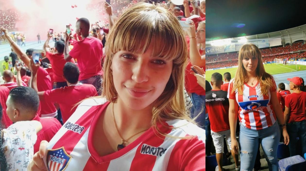 Yoselin Peña, en el estadio Pascual Guerrero.