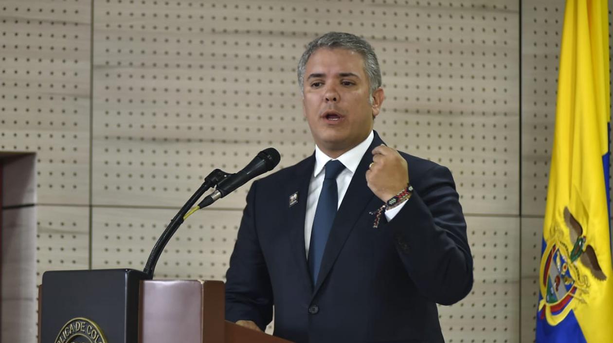 Iván Duque, presidente de Colombia.