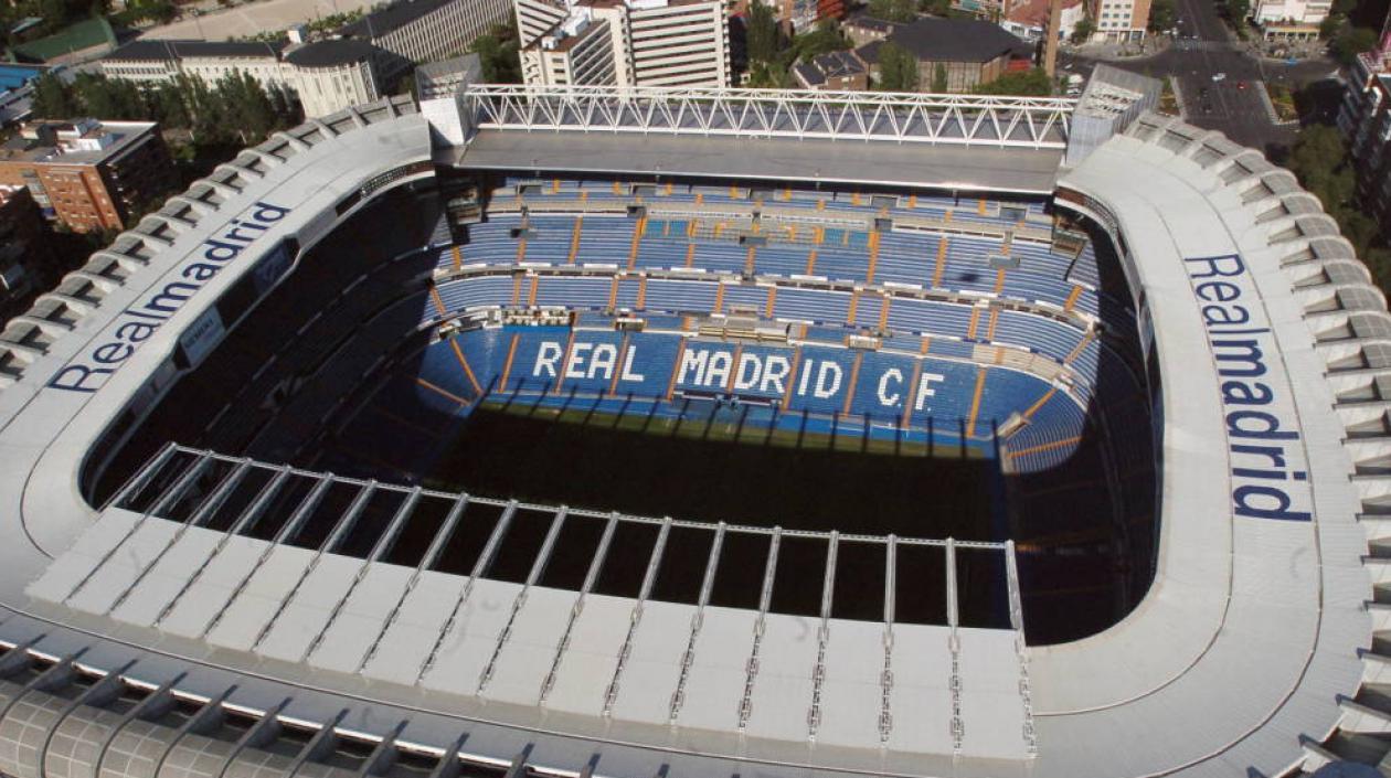 El estadio Santiago Bernabéu.