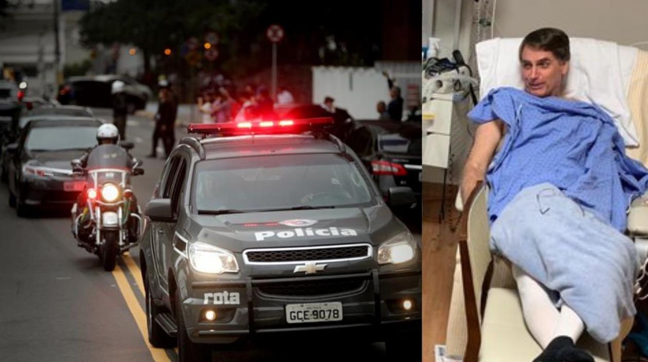 Un esquema de seguridad trasladará a Bolsonaro a su residencia oficial, el Palacio de la Alvorada.