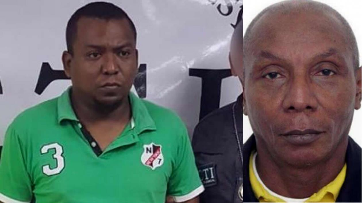 Víctor Carlos Meriño Pereira (Izquierda) y Bernardo Cuero (derecha).