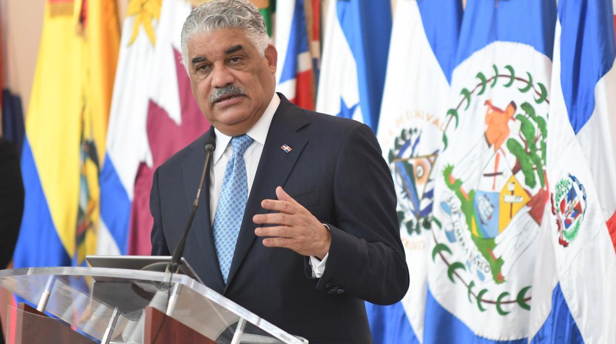 Miguel Vargas, canciller de República Dominicana.