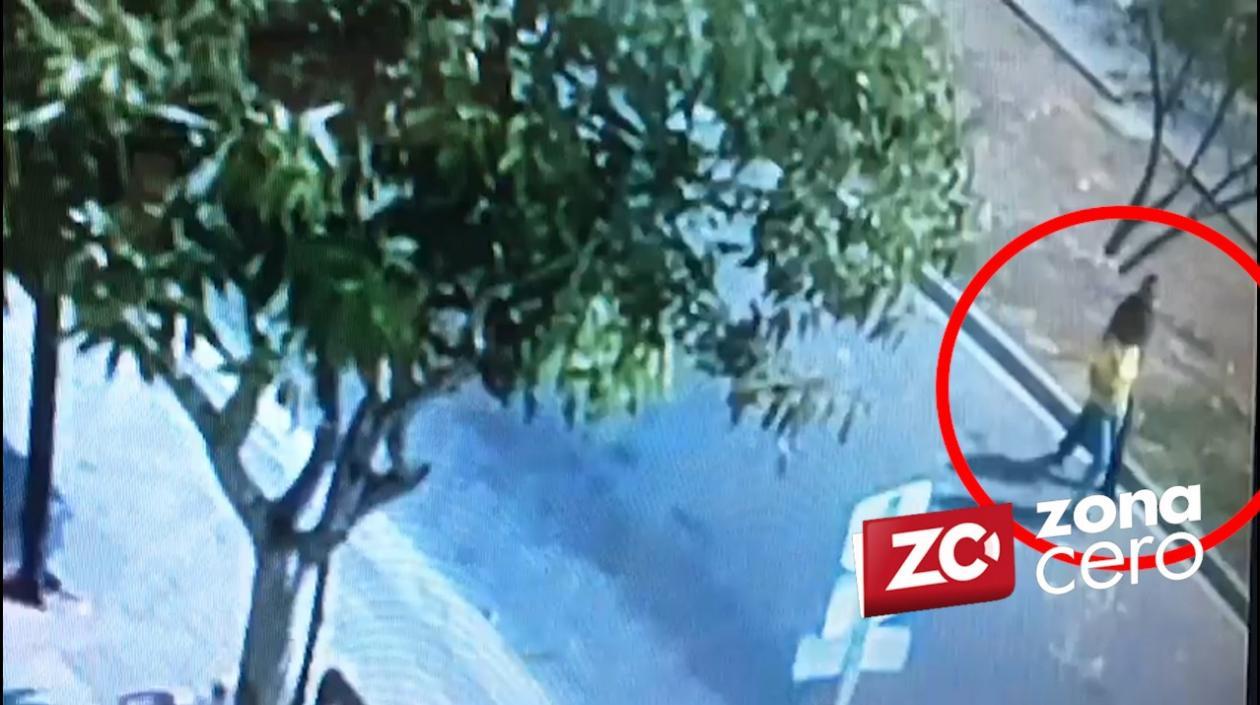 Imágenes de la cámara de seguridad.