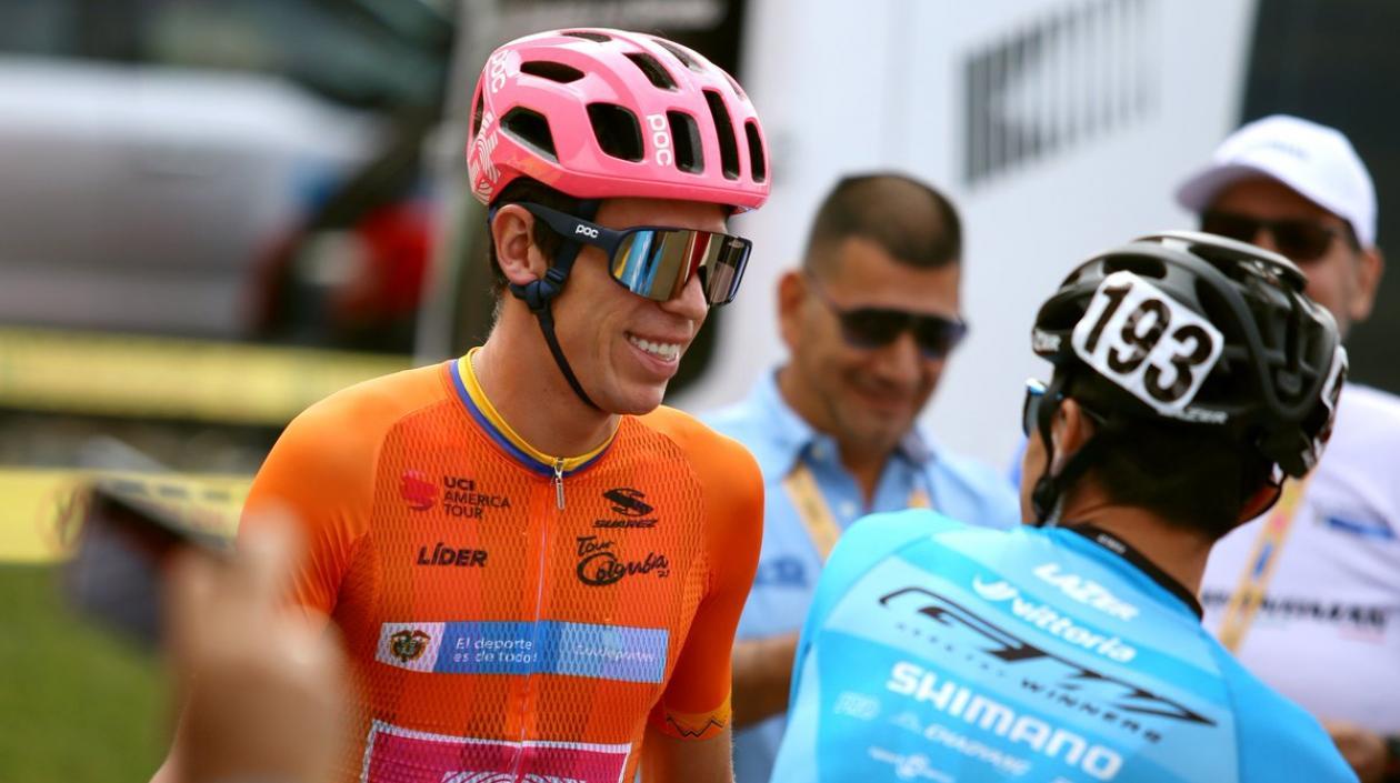 Rigoberto Urán y Luis Felipe Laverde. 