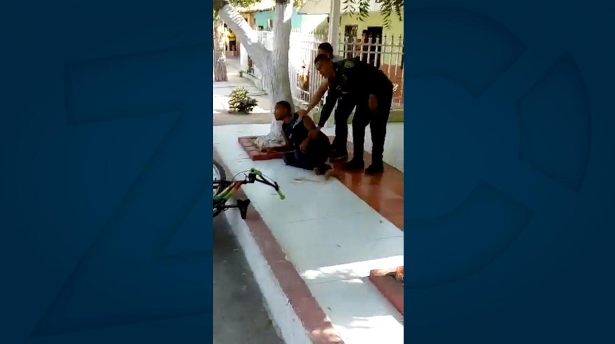 Baleado en Sabanagrande.