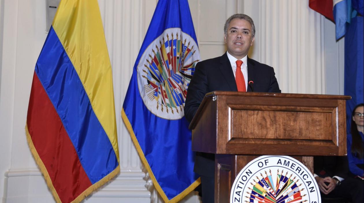 El Presidente de la República, Iván Duque.