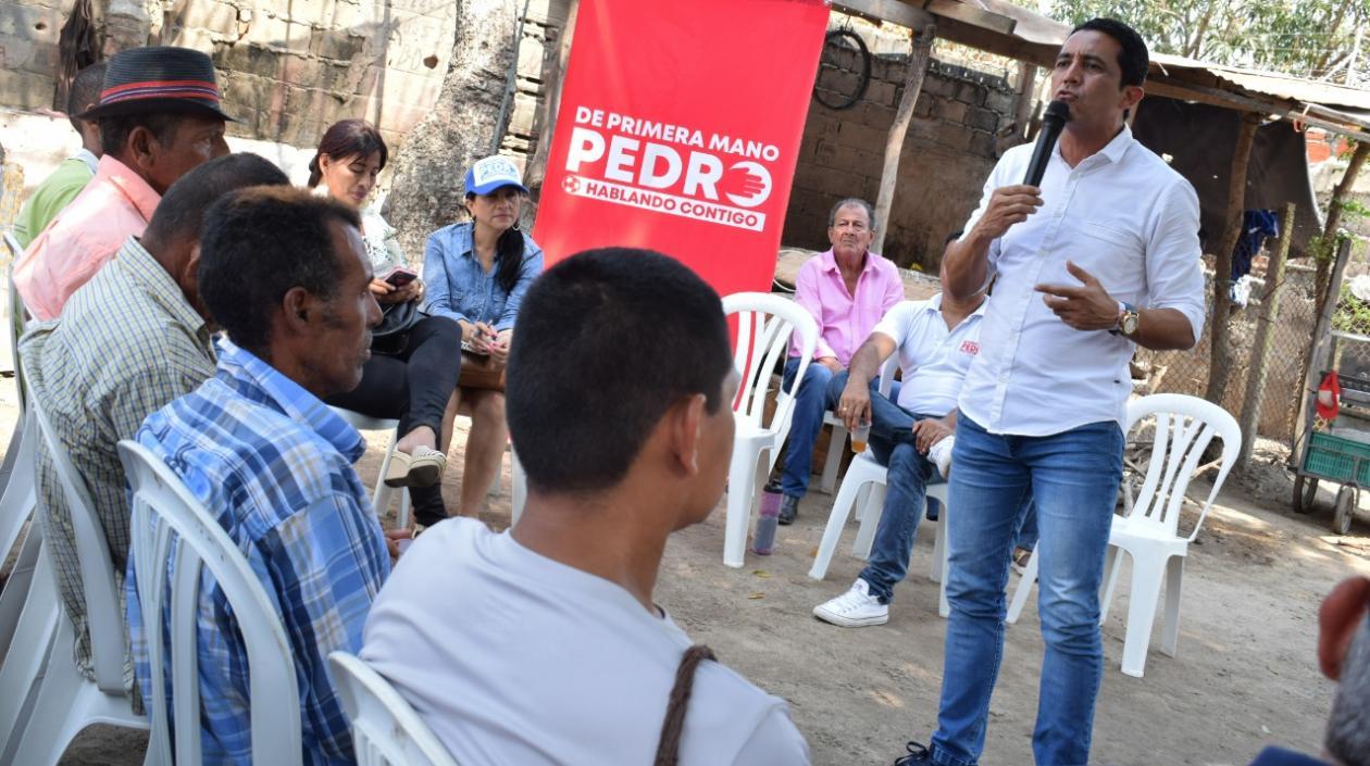 El aspirante Pedro Lemus.