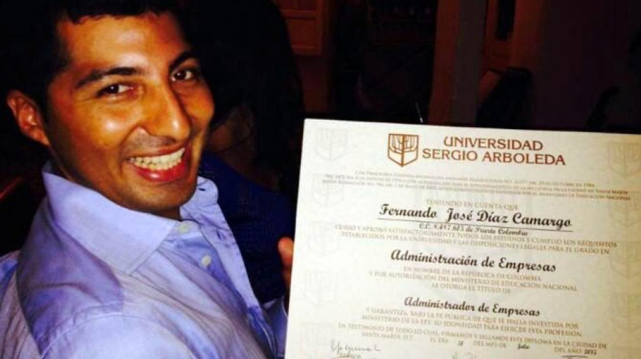 murió fernando josé díaz camargo, hijo del dueño del hotel panamerican en santa mafta 