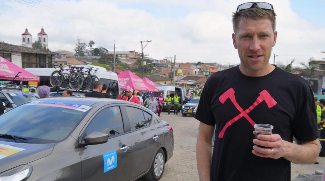 Axel Merckx, ciclista hijo de Eddy Merckx.