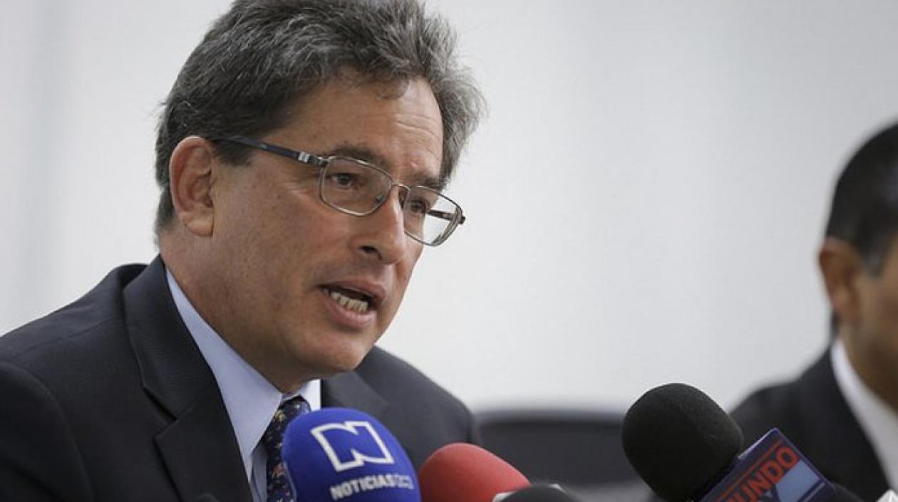 Alberto Carrasquilla, ministro de Hacienda y Crédito Público.