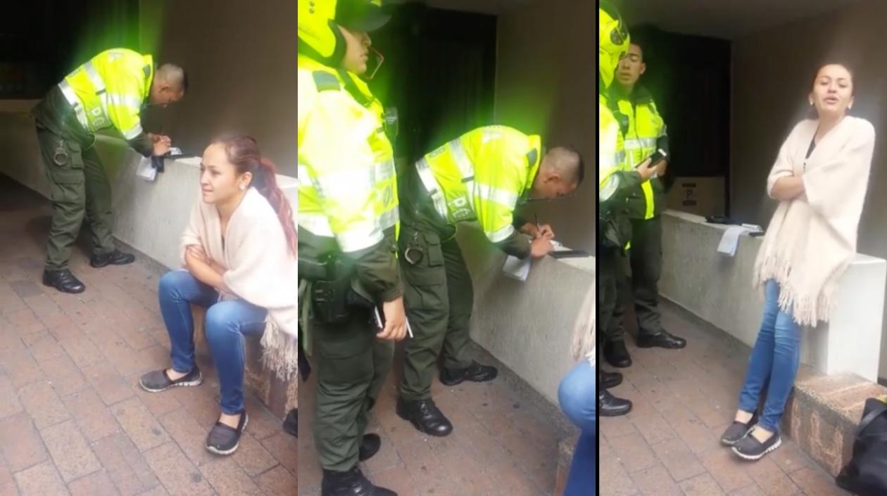 Momentos del incidente.