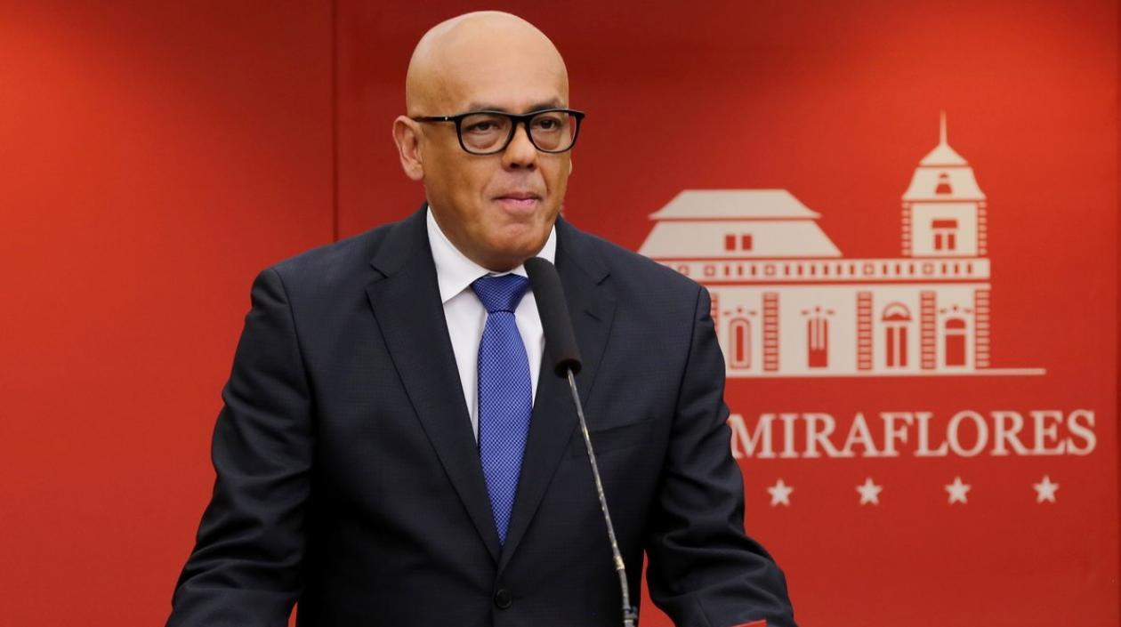 El ministro de Información, Jorge Rodríguez.