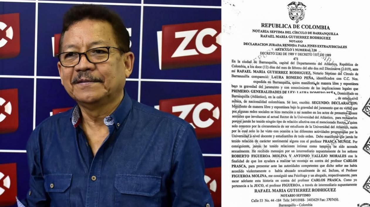 Rector de la Uniatlántico Carlos Prasca