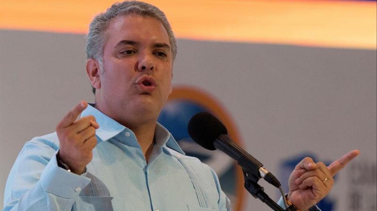 El Presidente Iván Duque