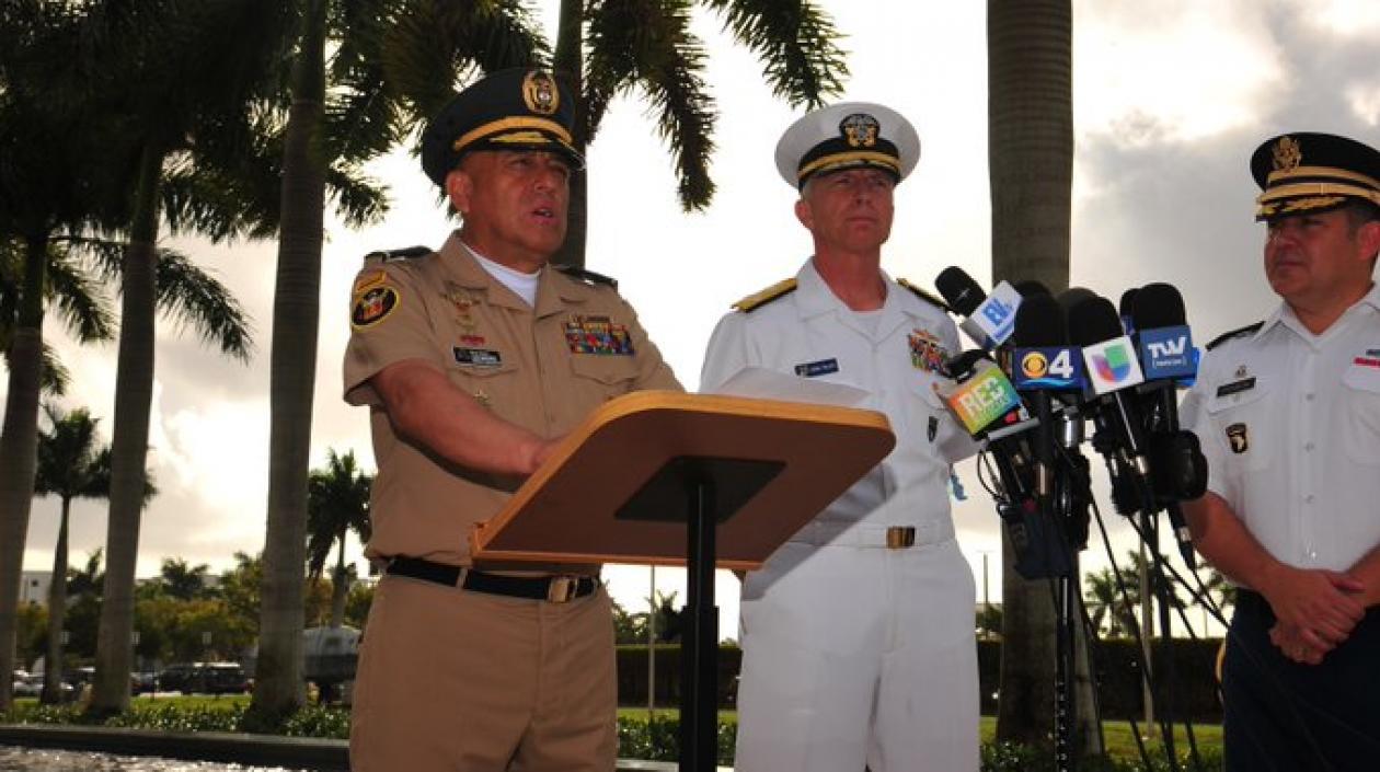 Almirante Craig Faller, jefe del Comando Sur estadounidense.