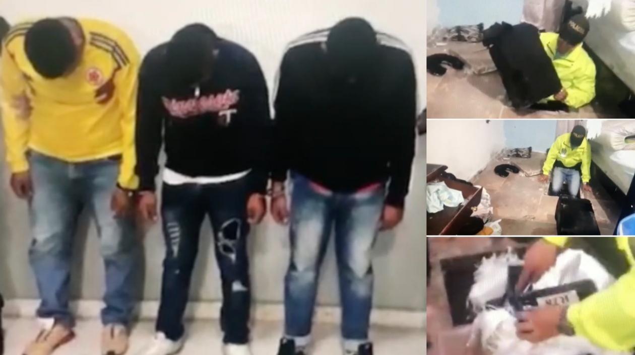 En el operativo fueron capturadas tres personas.