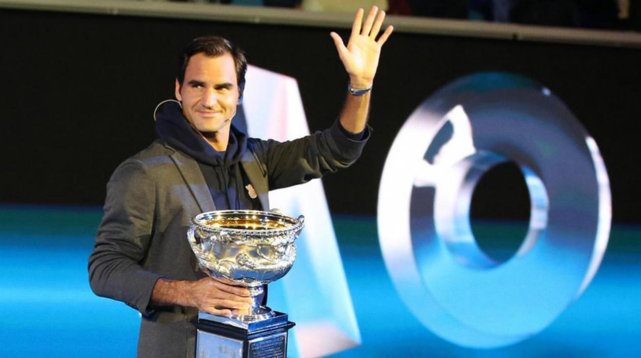 Roger Federer, tenista suizo. 
