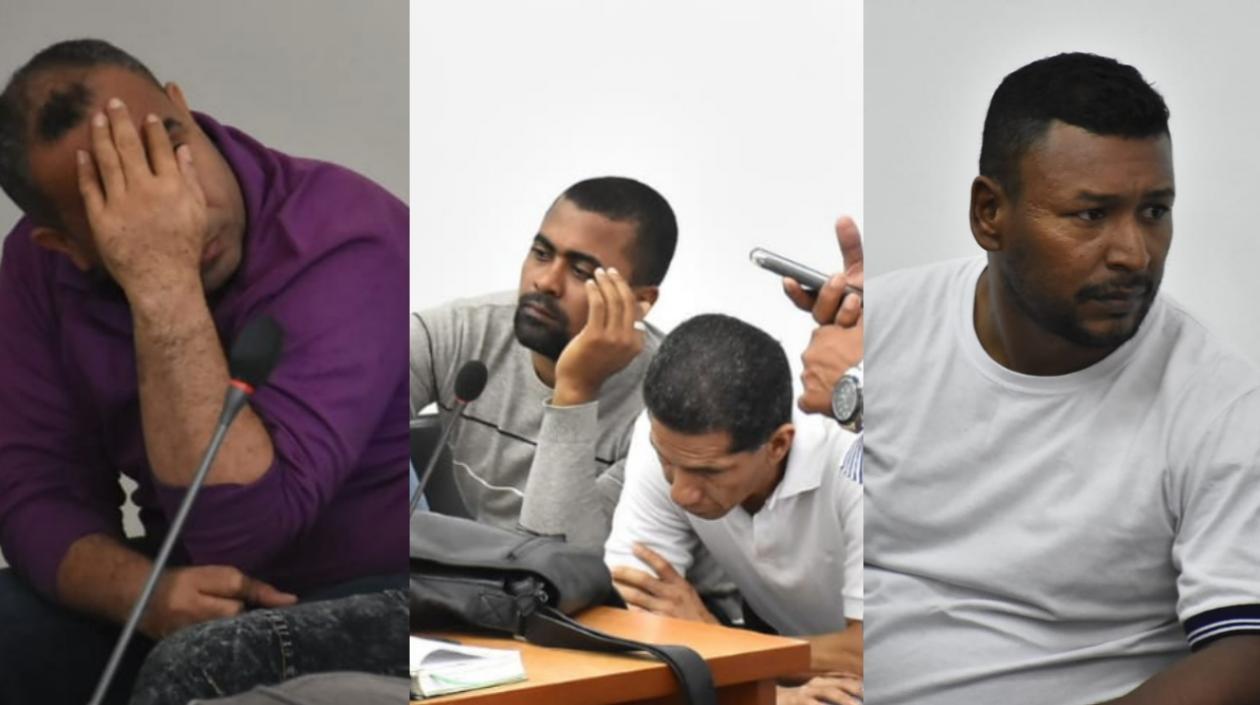 Los cuatros capturados por el secuestro del empresario 'Fito' Acosta.