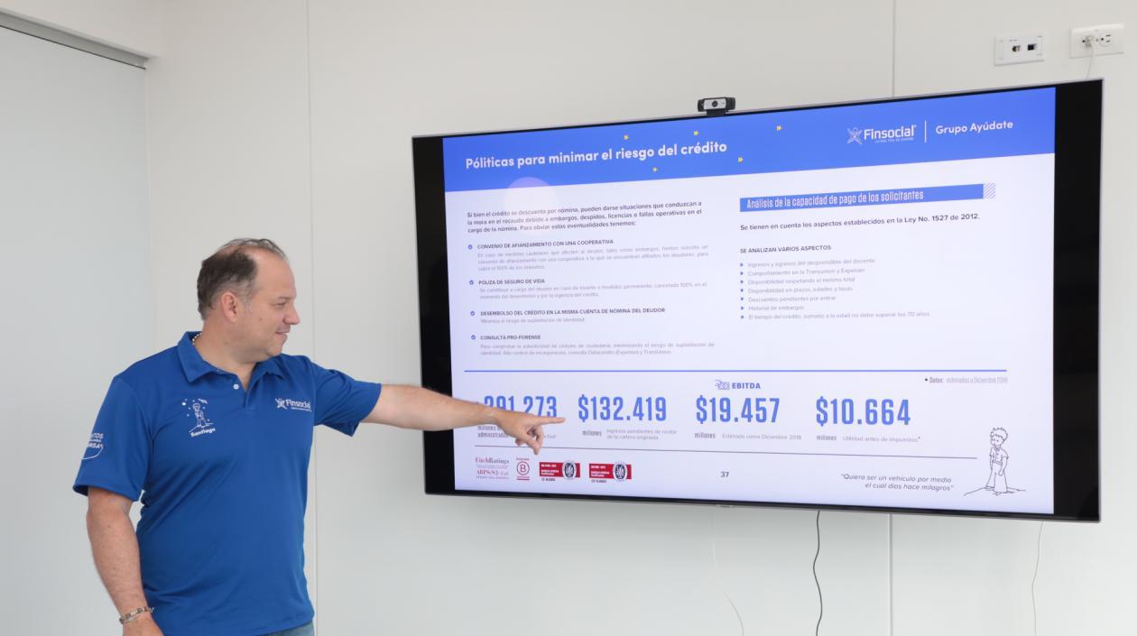 Santiago Botero, CEO de Finsocial.