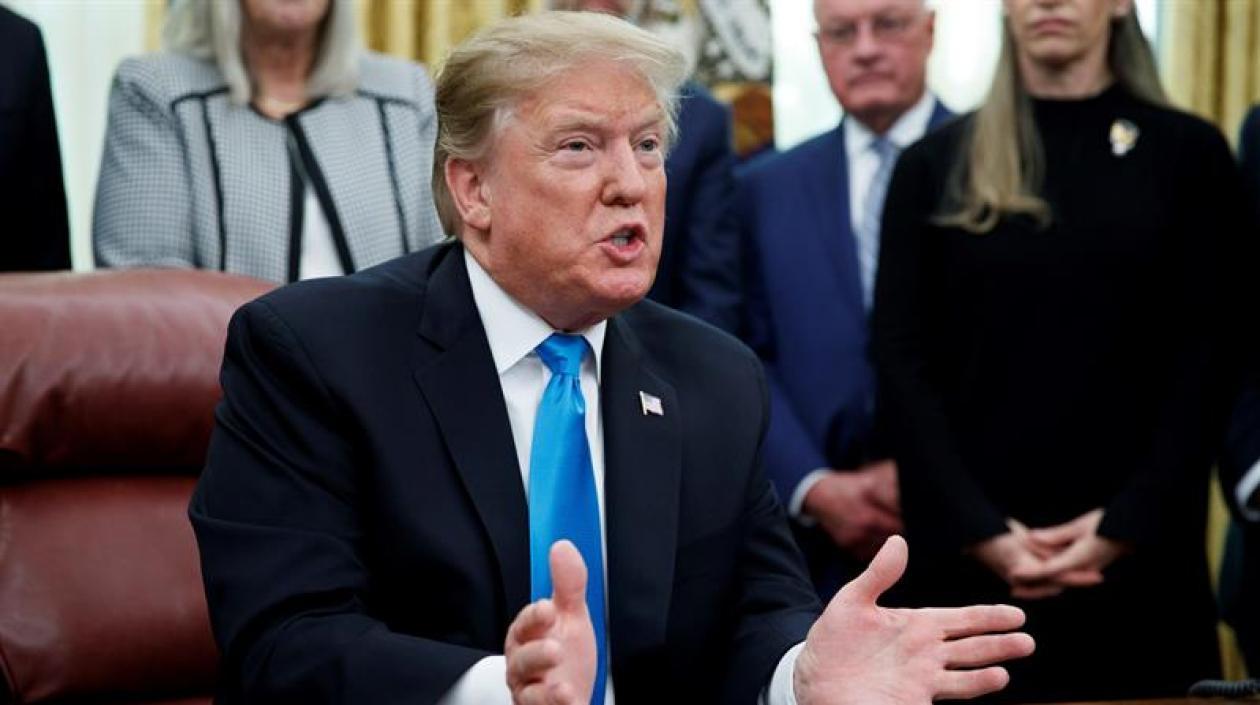 Donald Trump, presidente de Estados Unidos. 