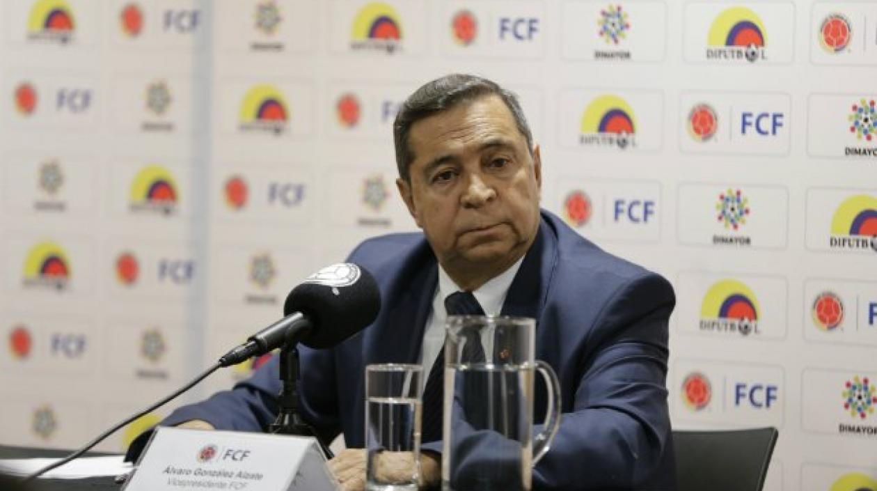 El vicepresidente de la FCF, Álvaro González Alzate.