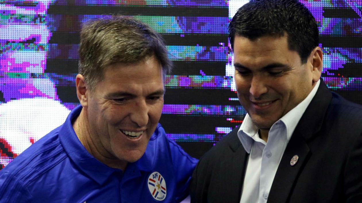 Eduardo Berizzo, técnico argentino de Paraguay. 