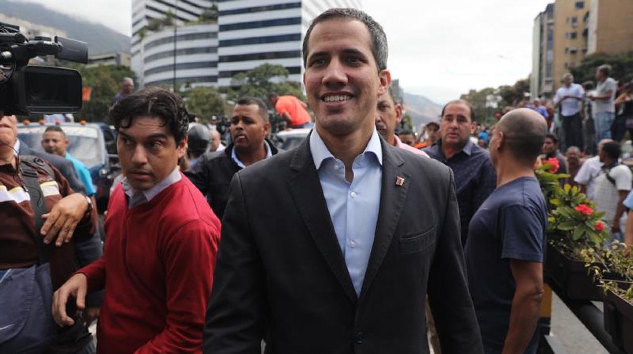 El líder del Parlamento de Venezuela, Juan Guaidó.
