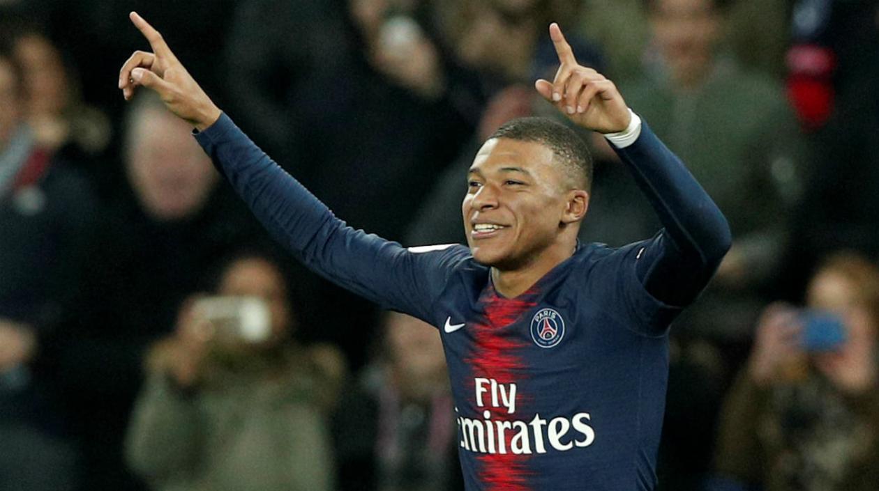 Kylian Mbappe, del París Saint Germain.