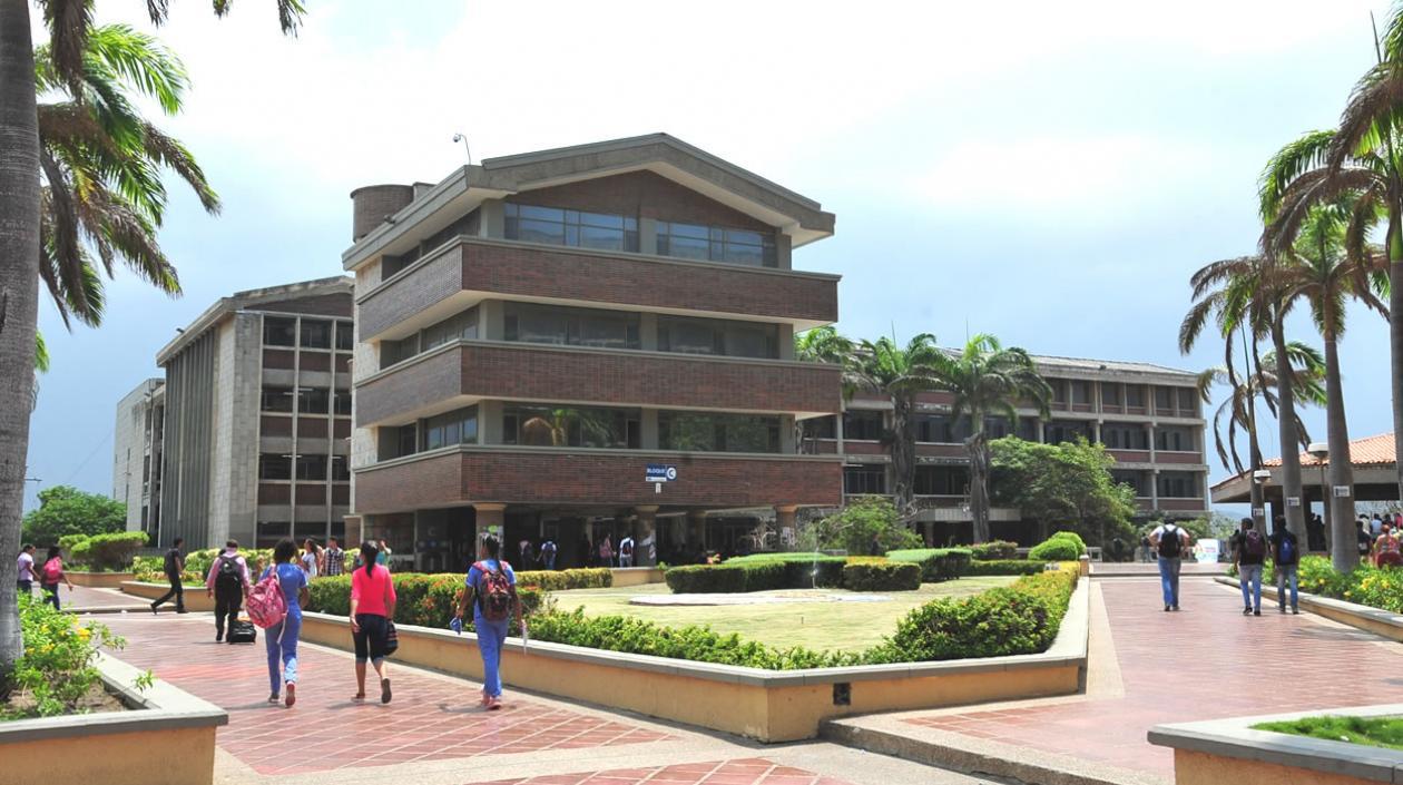 Fachada de la Universidad del Atlántico