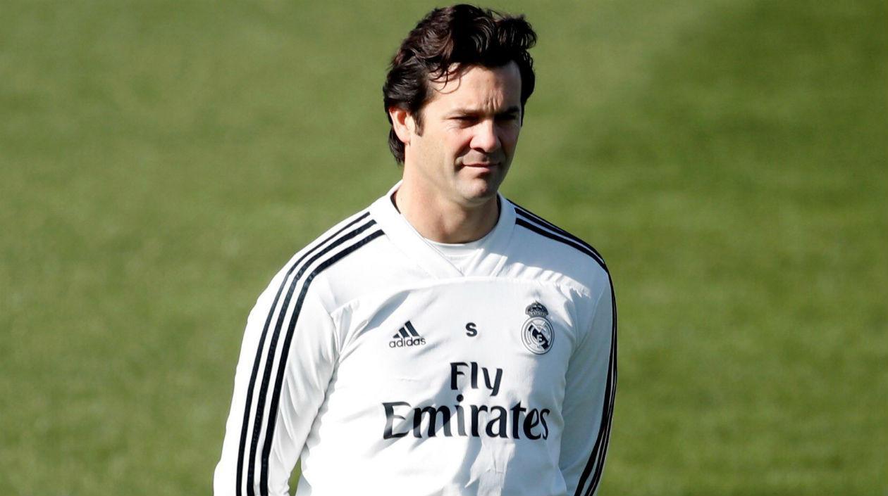 Santiago Solari, entrenador del Real Madrid. 