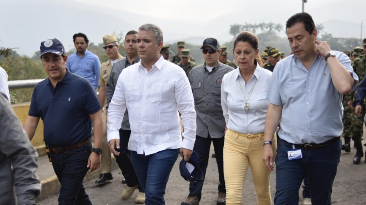 El Presidente de la República, Iván Duque, y la Vicepresidenta Marta Lucía Ramírez.